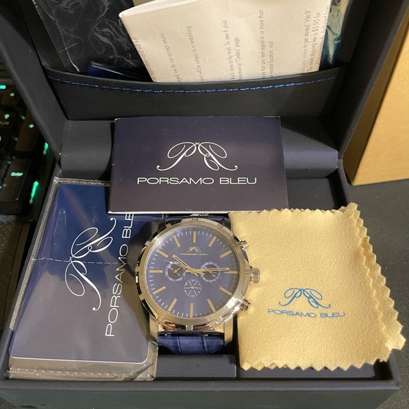 Porsamo Bleu Nyc Luxury Mens Watch 